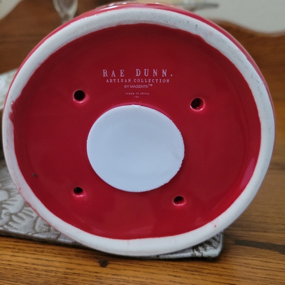 Rae Dunn Red LOVE Bird Feeder- artesian collection by Magenta - Picture 3 of 6